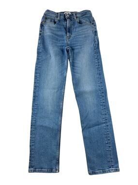 RE/DONE 70s Straight Jeans Size 28 Laguna Wash High Rise Rigid Denim Pants